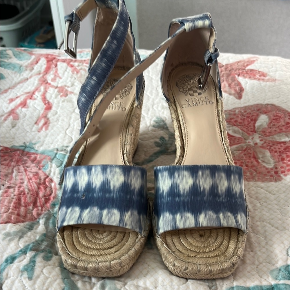Vince Camuto Blue Espadrille Sandals